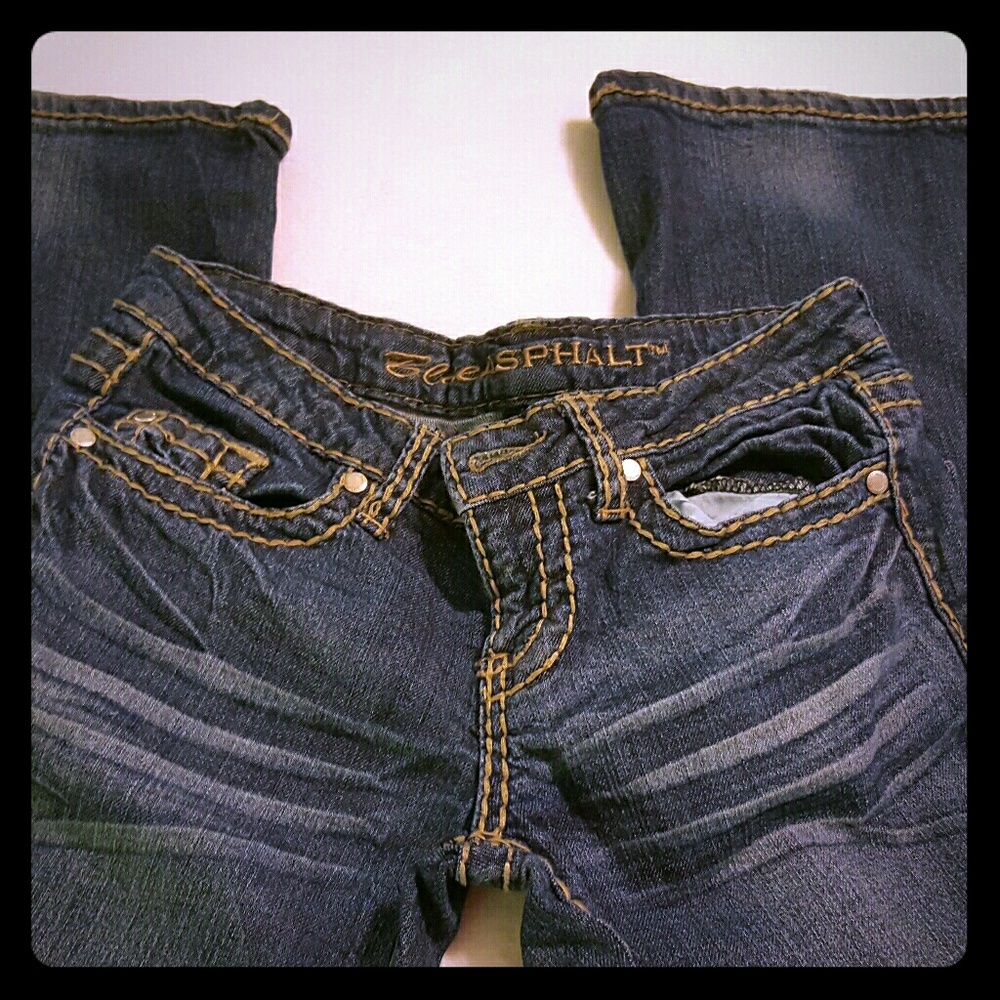 Blue Asphalt Jean's